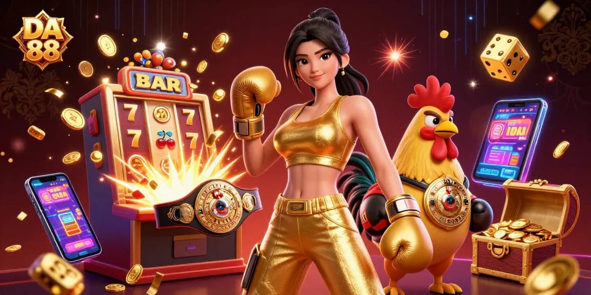 Experience thrilling gameplay at DA 88 with dynamic animations and an electrifying casino atmosphere.