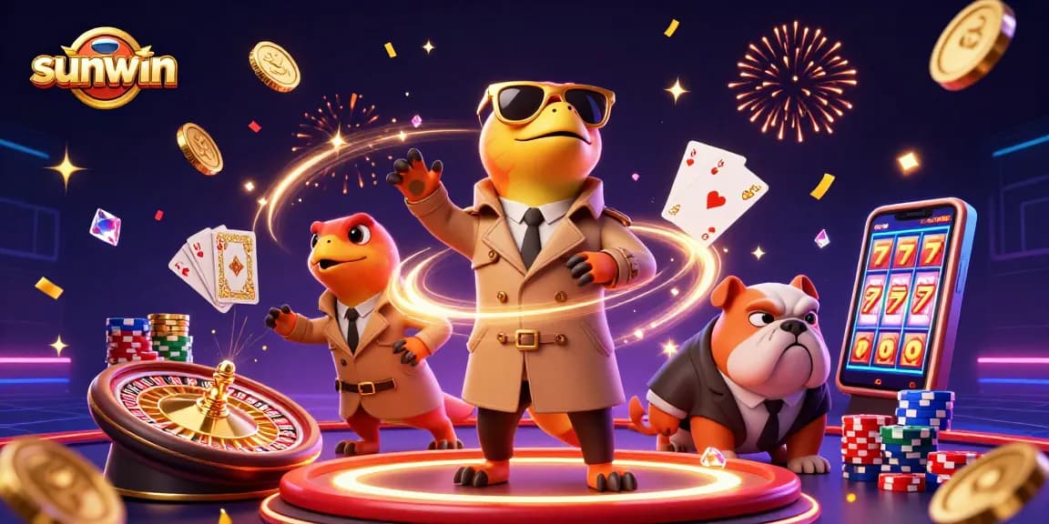 Experience thrilling gameplay at sunwin with raptors trying to enter a VIP casino lounge surrounded by vibrant casino elements.