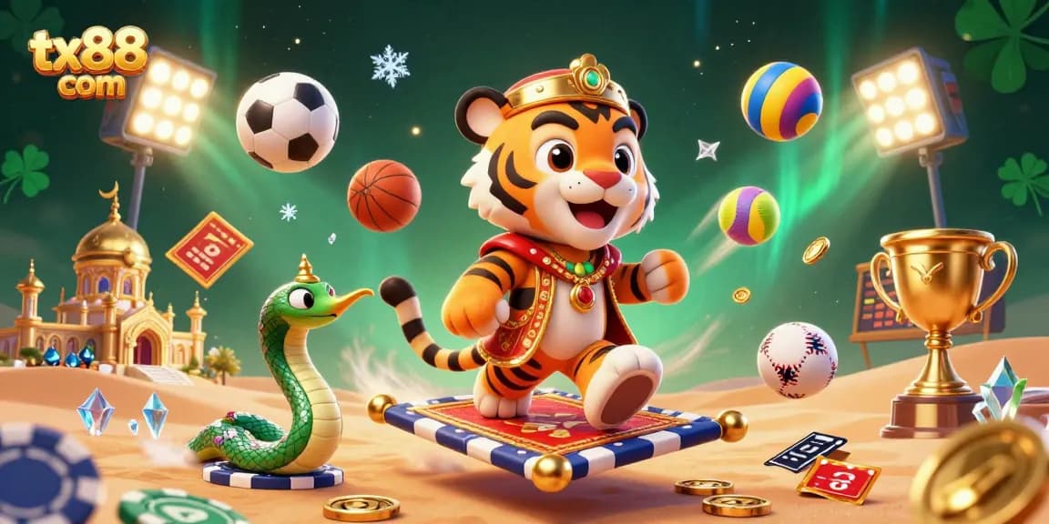 Experience the thrilling action of sports betting with tx88 com featuring dynamic characters and game elements in a vibrant casino scene.