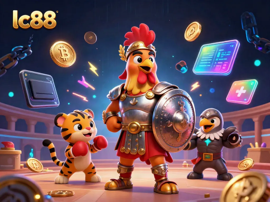 Experience thrilling gaming action at lc88 with vibrant 3D characters in a dazzling arena