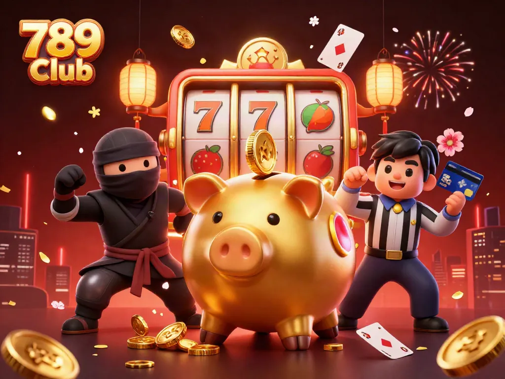 Experience thrilling action in 789 Club's vibrant casino scene, featuring dynamic characters and games.