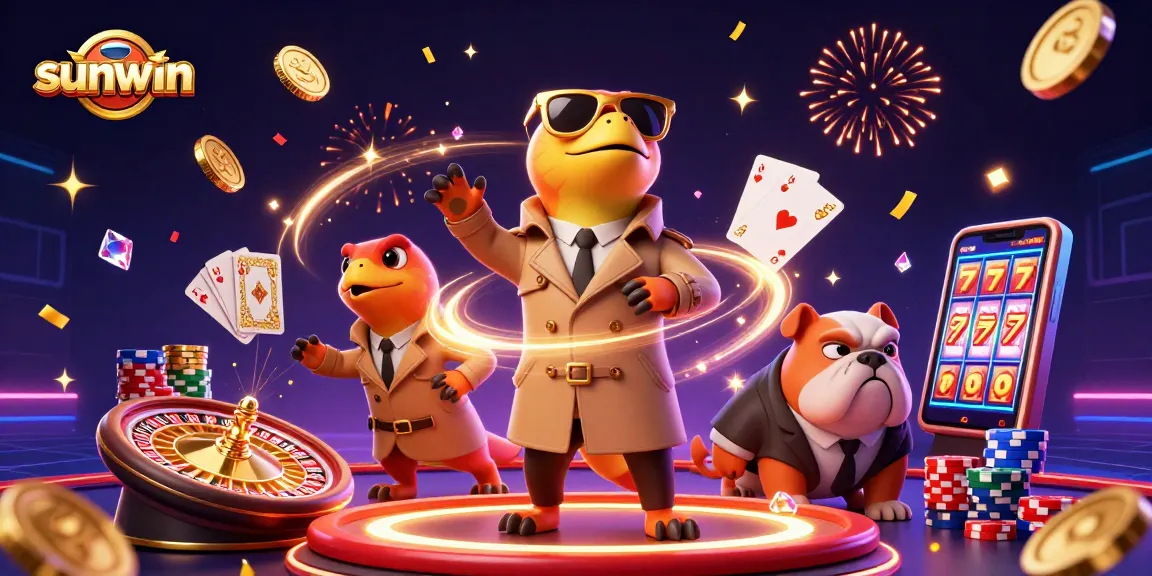 Experience thrilling gameplay at sunwin with raptors trying to enter a VIP casino lounge surrounded by vibrant casino elements.