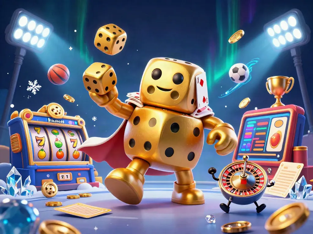 Engage in exciting games at taihitclub with golden dice juggling and vibrant slot reels.