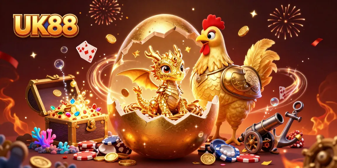 Engage with UK88 by winning gold in a dazzling casino-themed adventure with dragons and treasures!